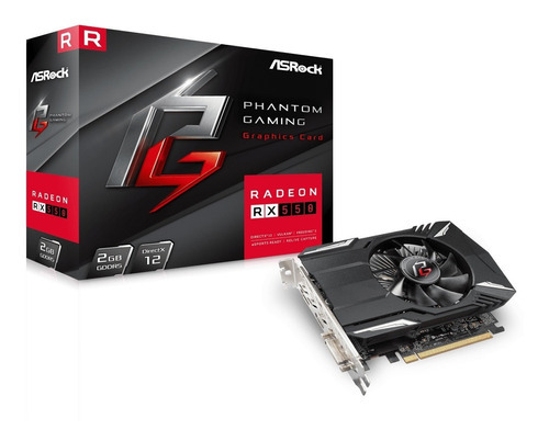 Tarjeta Grafica Asrock Phantom Rx 550 2gb Ddr5