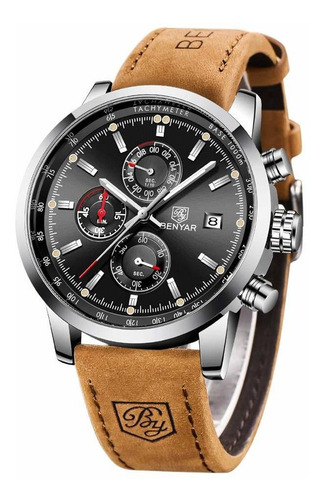Reloj Benyar De Cuarzo Resistente Al Agua Para Hombre, ...