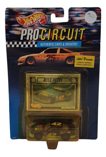 Carro Hot Wheels Pro Circuit Kyle Petty Blister Detalle 1992