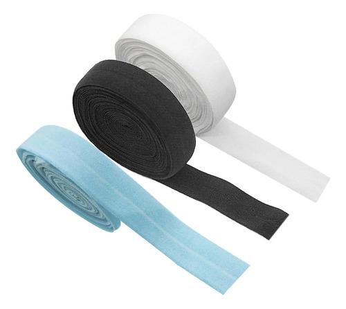 3 Cordones Planos Elásticos De 10 X 20 Mm En Diagonal Para C