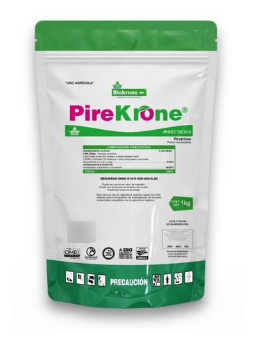 Insecticida Pirekrone Piretrinas Biokrone 1kg