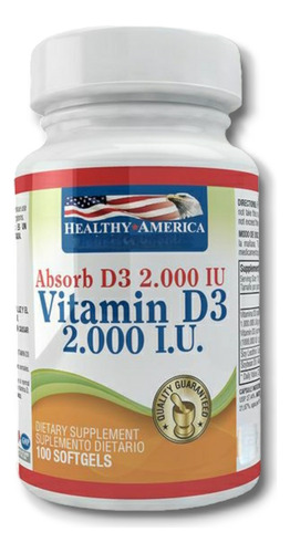 Vitamina D3 2000 Iu X100