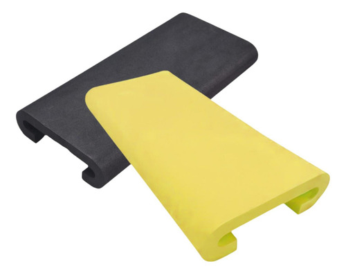 2 Piezas Eva Dragon Boat Boat Almohadilla Amarillo Negro
