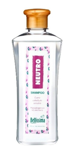 Shampoo Neutro Bellissima Cuero Cabelludo Sensible 270ml