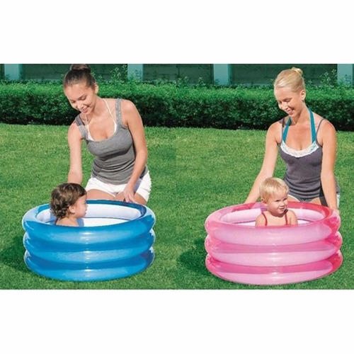 Imagen 4 de 6 de Pileta Inflable Circular 3 Anillos Bestway Varios Colores