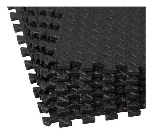 Imagen 6 de 8 de Kit 4 Pisos Goma Eva Encastrable 60x60 Cm 10mm 8 Bordes Cuot