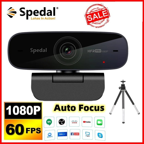 Webcam Full Hd1080p 60fps Spedal Af926 Custo Beneficio 100%