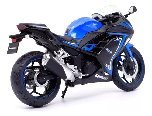 2017 Kawasaki Ninja 250 Abs Azul Miniatura Metal Moto 1: [u]