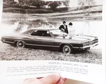 Comprar Foto Antigua Ford  Ltd Xl Coupe  No Folleto 1969 Fairlane