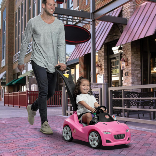 Coche Step2 Con Manija Para Llevar, Rosado