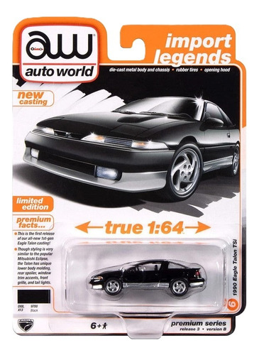 Auto World Import Legends 1990 Eagle Talon Tsi Release3 1/64
