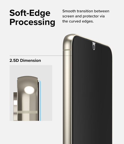 Imagen 6 de 8 de Vidrio Templado Spy Para Samsung S23 Ringke Privacy 9h Glass