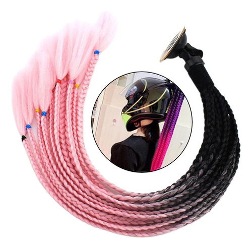 2x Casco De Motocicleta Dreadlocks Mujeres Hombre Casco