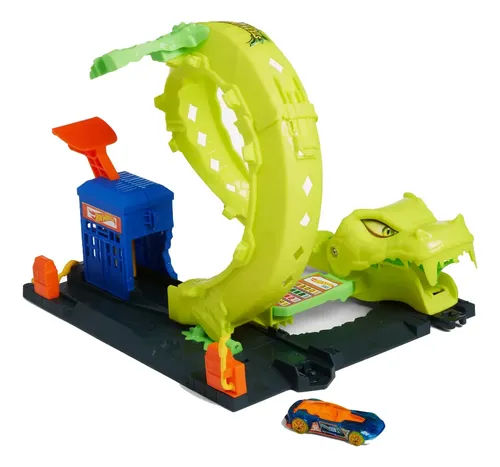 Pista Hot Wheels Snake Spiral Attack Ataque Da Cobra 1:64