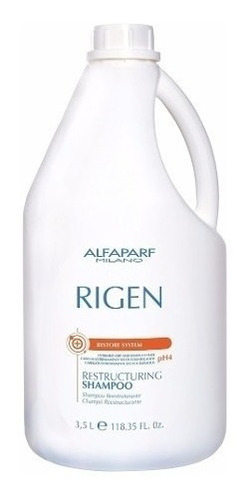 Shampoo Rigen Restore System  Alfaparf 3,5 Litros