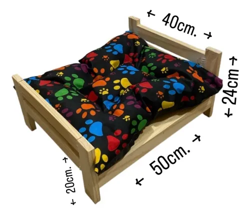 Camitas para perros outlet en madera