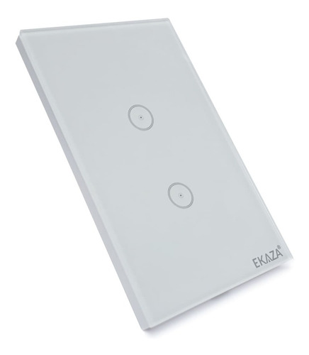 Interruptor Inteligente Ekaza Touch 2 Teclas Wifi Alexa
