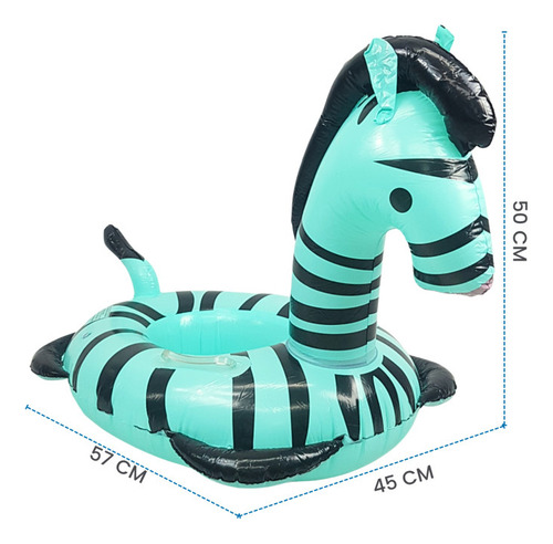 Asiento Inflable Para Niños Flotador, Juguete De Alberca Color Verde