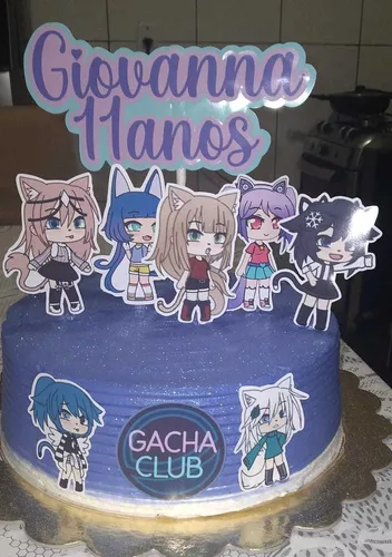 Topo De Bolo Gacha Life  Elo7 Produtos Especiais