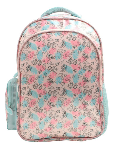 Mochila Infantil Stitch Satin Ds80863