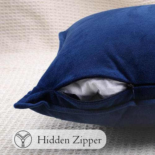 Lujosa Funda De Almohada De Terciopelo De 12 X 24 Pulgadas,