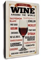 Comprar Cuadro De Tipos De Vinos - Unico !! 