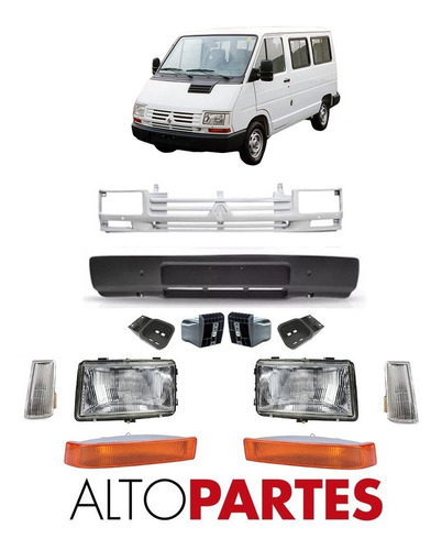 Trompa Trafic Faros Paragolpe 93 94 95 96 97 98 99 2000 Bla