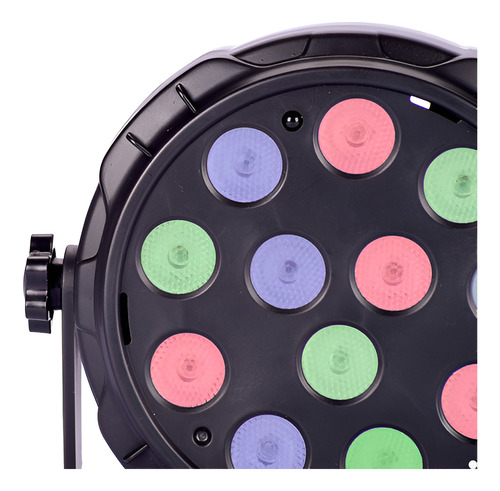 Kit 4x Luzes De Palco Led Lorben 12 Leds Rgb Controle Remoto