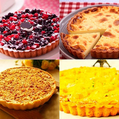Moldes Para Tartas De 12 Pulgadas Con Fondo Extraible, An...