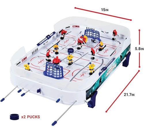 Juego De Mesa Hockey Tipo Futbolito 55x38x15 Cm
