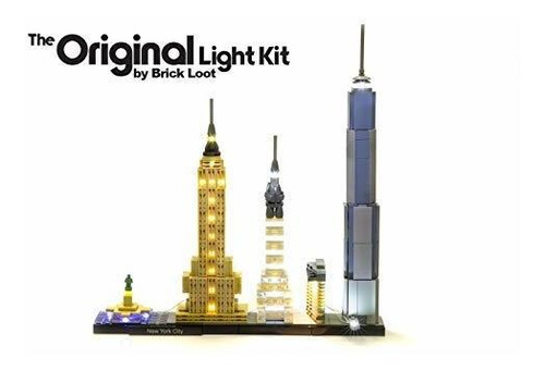 Brick Loot Deluxe Led Light Kit Para Su Lego Architecture Ne