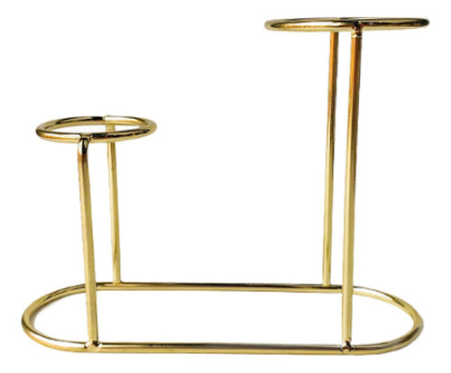 Soporte De Bola De Vidrio Base De Exhibición De Bola Dorado