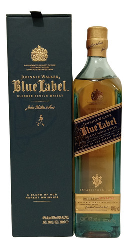 Whisky Johnnie Walker Blue Label 200ml Edición Limitada