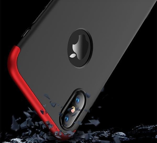 Imagen 5 de 6 de Carcasa Para iPhone XS Max 360° Marca - Gkk + Mica De Vidrio
