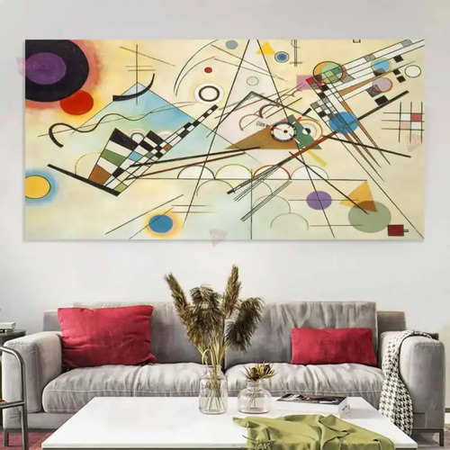 Cuadro Kandinsky Canvas Grueso 140x70cm