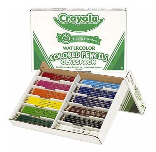 Crayola Acuarela Classpack, Fuentes De Escuela, 12 Colores S