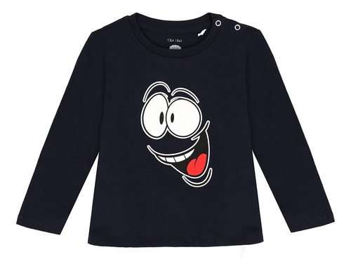 Playera Manga Larga Con Estampado De Bebé Niño C& A (300