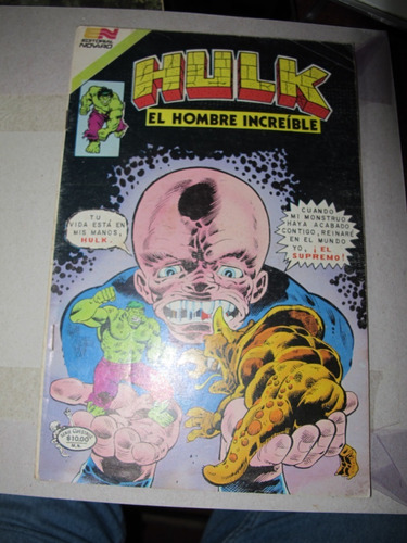 Hulk El Hombre Increible # 63 Ed. Novaro Avengers  1982