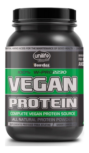 Whey Protein Vegan Isolado Isolate Soja Unilife B12 Natural