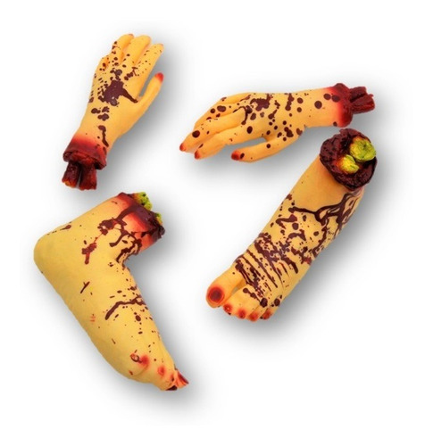 Imagen 1 de 2 de Decoracion Kit Extremidades Halloween Deluxe Prop