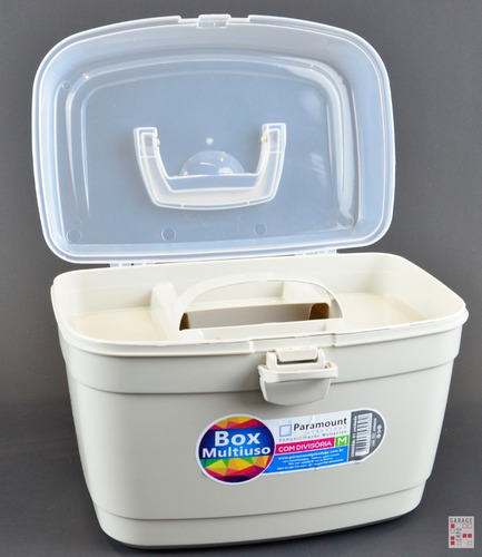Caja Organizadora Multiuso Con Bandeja 27x19x19 - Garageimpo