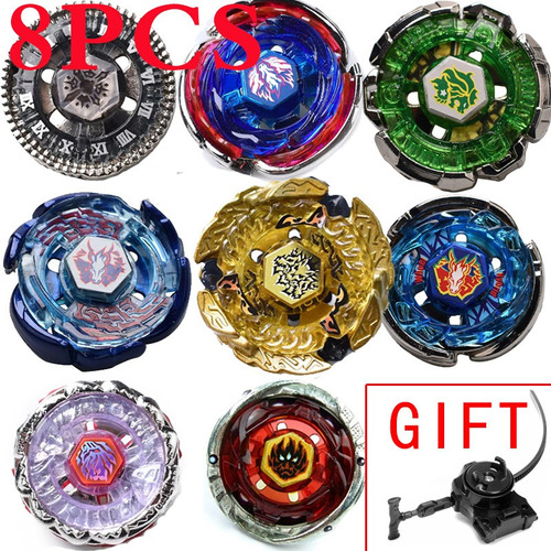 8 Piezas Beyblade Iron Original Barato Rapidity