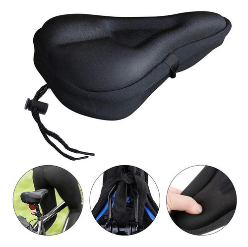 Cojín Acolchado 3d Para Asiento De Bicicleta