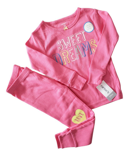 Pijama Carters Rosa 24 Meses 2 Piezas 