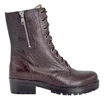 Comprar Borcegos Gravagna 2531 Cuero Vison Cierre Y Cordones