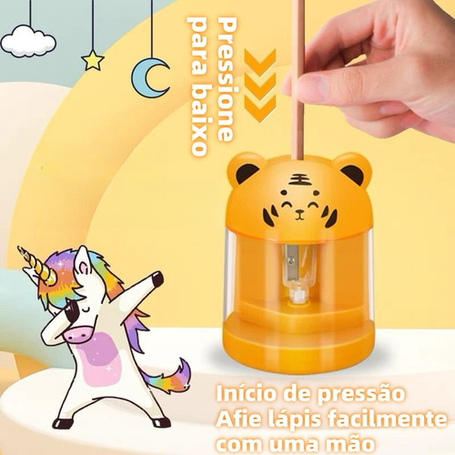 Apontador Lápis Elétrico Automático P/crianças Modelo Fofo