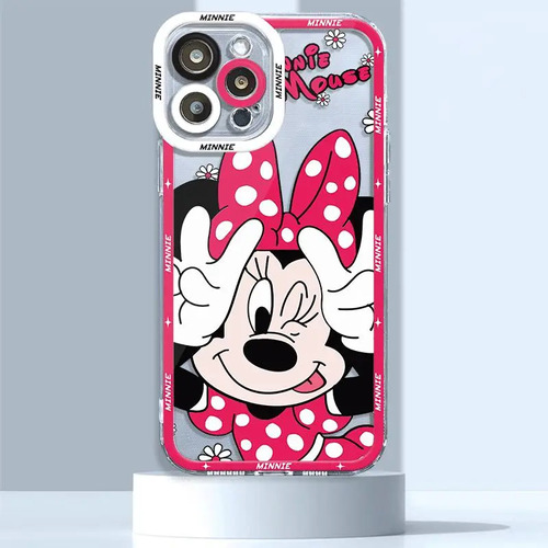 Funda De Teléfono Minnie Mickey Mouse Para iPhone 15 12 11 P