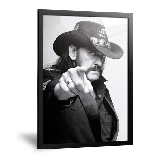 Cuadro Motorhead Lemmy Kilmister Heavy Metal Rock 35x50cm