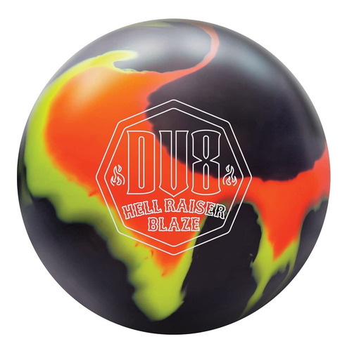 Dv8 Hell Raiser Blaze - Bola De Bolos, Color Naranja, Amaril