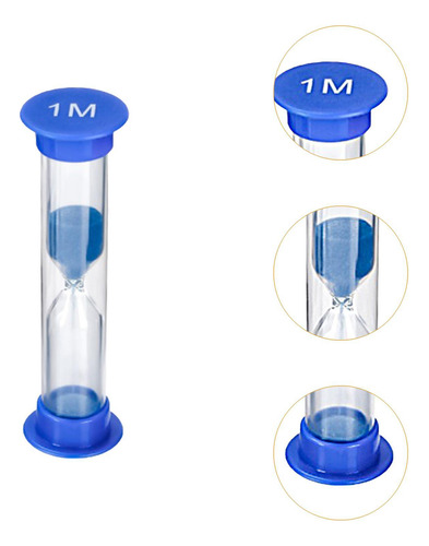 5 Temporizador De Arena Pequeño, Reloj De Arena De , Reloj